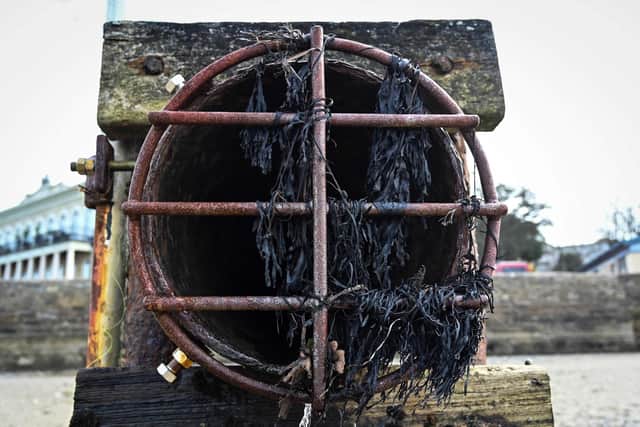 Sewer overflow. Former South Yorkshire mayor Dan Jarvis slammed the government for allowing on average more than 26 sewage spills a day in the region last year. (Photo by GLYN KIRK / AFP) (Photo by GLYN KIRK/AFP via Getty Images).