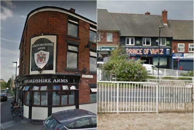 The Staffordshire Arms and Prince of Vapez have both been forced to close.
