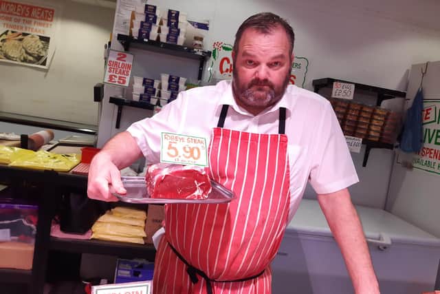 Shaun Osborne, of Morley Meats at Moor Market, Sheffield