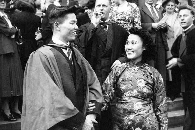 University of Sheffield Degree Ceremony, 1949. Picture Sheffield Ref No: s03714