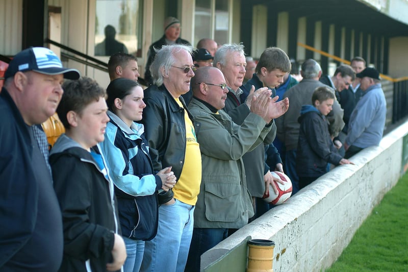 More Tigers fans look on during the game with Witton Albion at Hucknall in 2009.