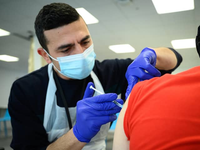 All those over 18 years old in Sheffield will soon be able to receive their Covid booster jab amid growing fears over the Omicron variant - and how to book your NHS vaccine. Photo by Leon Neal/Getty Images.
