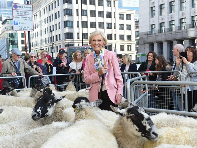 Former Great British Bake Off judge Marry Berry, who was made a CBE in 2012, is being made a dame for services to broadcasting, the culinary arts and charity.