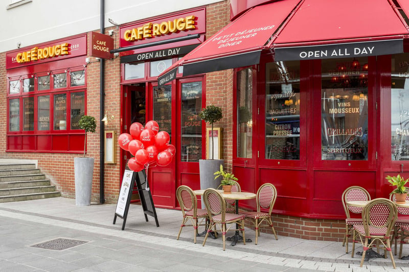 Café Rouge in Gunwharf Quays will be open from April 12 - book a table via its website now.