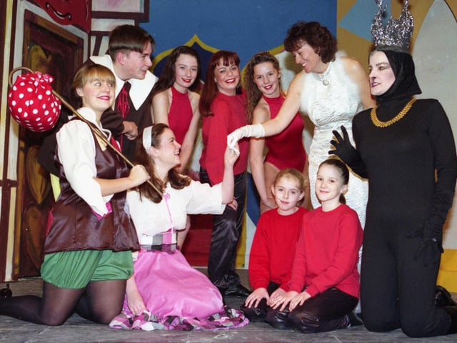 Members of the Sunderland Drama Club in panto in January 1993. Can you spot someone you know?