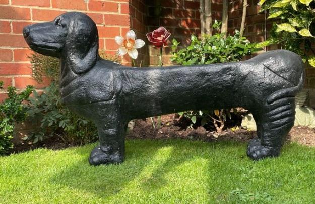 This two seater garden bench would be an asset to any dog lovers home! It is currently for sale on Facebook for £100.