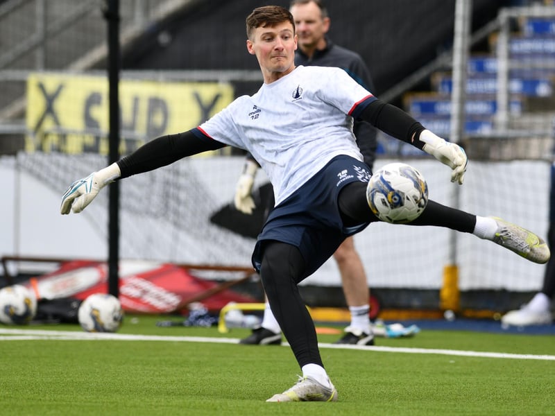 The back up goalkeeper remains sidelined with injury for the visit of Rangers.