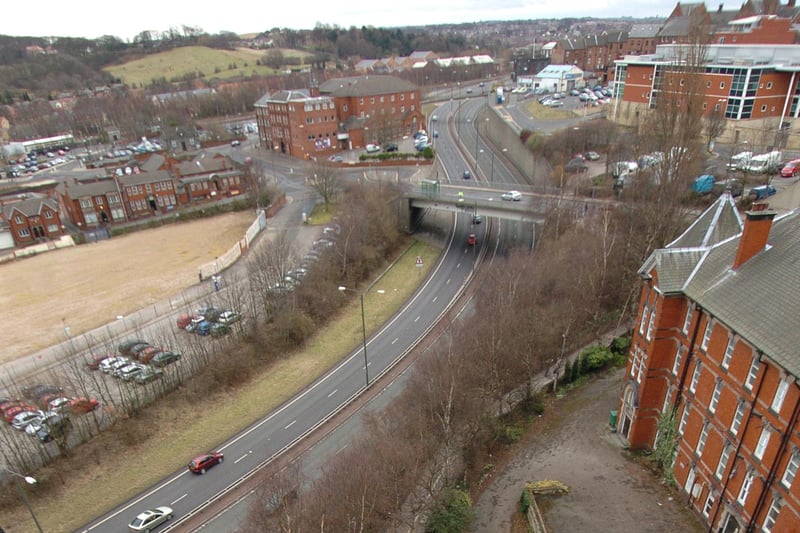 A view from Chesterfield College.