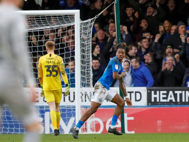 League One's top goalscorer Ivan Toney wreaked havoc at Peterborough beat Pompey 2-0.
