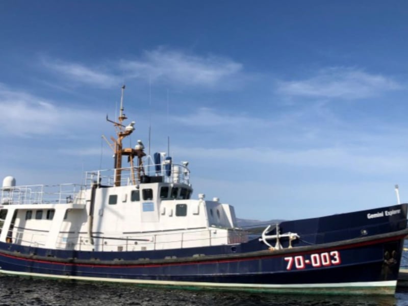 The 82 feet-long Seahorse II was originally crafted to cruise the Norwegian Fjords.