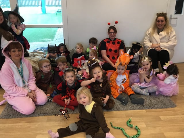 The children and the staff got involved in the World Book Day celebrations