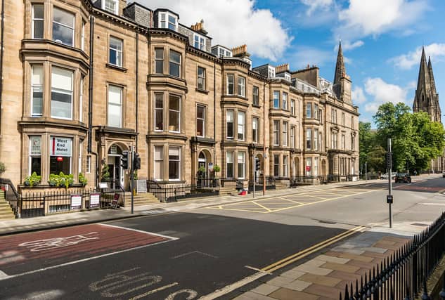 The West End Hotel, in Edinburgh's Palmerston Place, offers a prime development opportunity