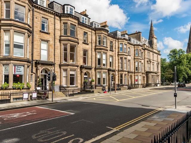 The West End Hotel, in Edinburgh's Palmerston Place, offers a prime development opportunity