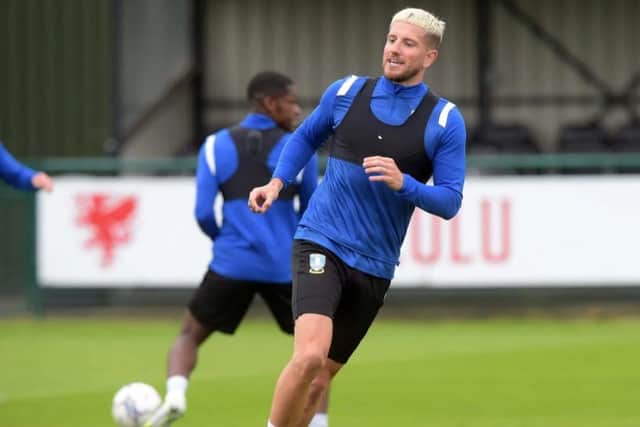 Sheffield Wednesday's Sam Hutchinson has dyed his hair.