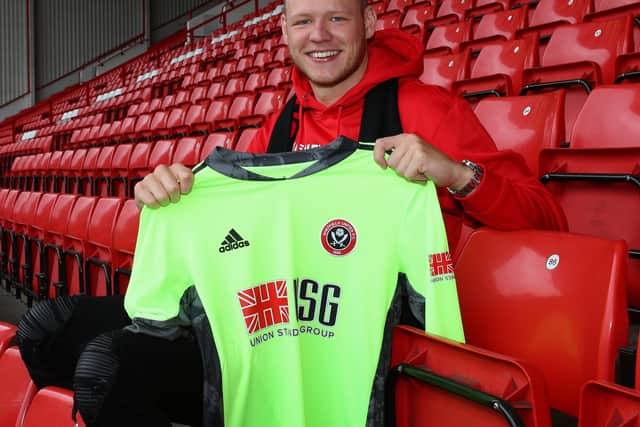 Goalkeeper Aaron Ramsdale re-signed for Sheffield United last week. Simon Bellis/Sportimage