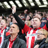 Sheffield United supporters cheer on their team: Simon Hulme