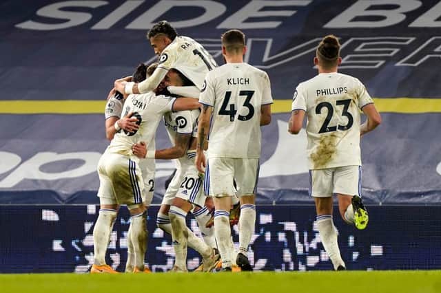 Data experts rate Leeds United's chances of beating Manchester United this weekend. (Photo by Tim Keeton - Pool/Getty Images)