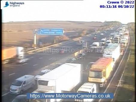 Delays of up to 120 minutes have been reported on the M1 Southbound in South Yorkshire near J29 near Chesterfield following a multiple car crash.