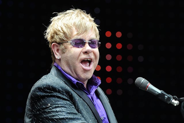 Elton John at Falkirk Stadium, June 10 2012.