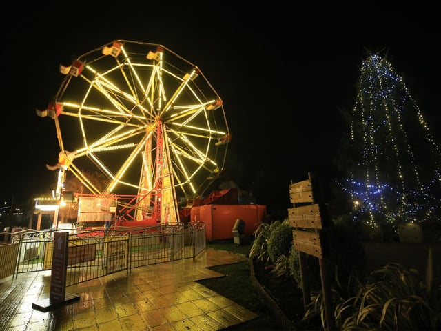 A spectacular light and lantern festival created some dazzling Christmas magic as the award-winning Yorkshire Wildlife Park unveiled the Winter Illuminations trail today. Picture: Chris Etchells