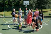 The new basketball court in Sheffield's Bingham Park is officially opened by the city's lord mayor, Sioned-Mair Richards. Bingham Park Community Group, which hopes to turn it into Sheffield's 'best little park', is now trying to raise up to £100,000 as it seeks to push ahead with plans for a new mini skatepark.