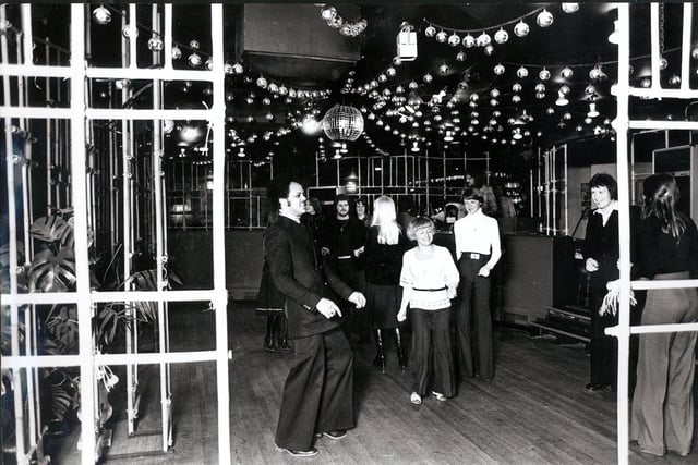 The old Turn Ups nightclub in Nether Edge, Sheffield, in February 1977