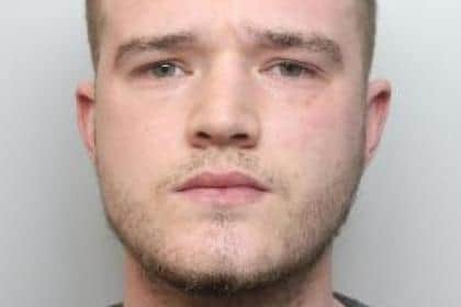 Pictured is Brandon Bailey, aged 26, of Manor Park Way, Sheffield, who was found guilty of conspiracy to possess a firearm with intent to endanger life and has pleaded guilty to possessing criminal property.