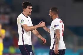 Sheffield-born former Sheffield United stars Harry Maguire and Kyle Walker have both been included in Gareth Southgate's England World Cup squad (Photo by Lars Baron/Getty Images)