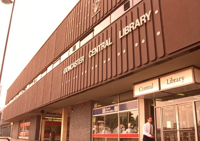 The outside of the library back in 1997.