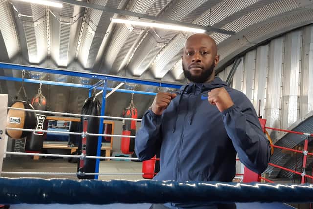 Karlos Bethune, pictured. Riley’s Boxing and Fitness Centre, has been told that it must leave his present site on Upwell Street, near Page Hall, after its lease on the building comes to an end later this year.