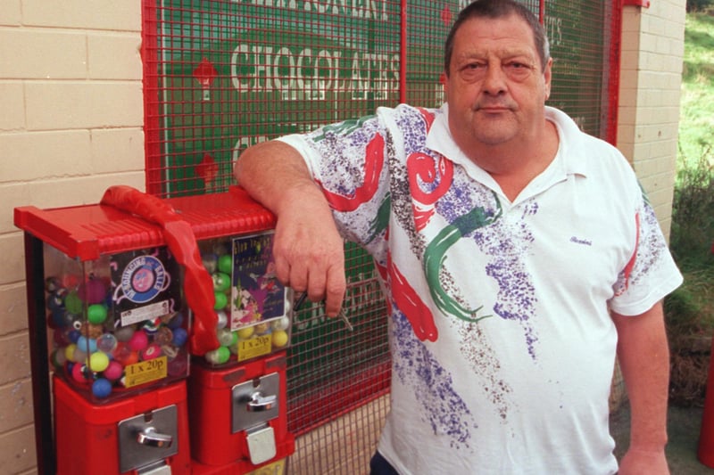 Pictured in 1999 outside the Wybourn Post Office is  Ken Burkhill.