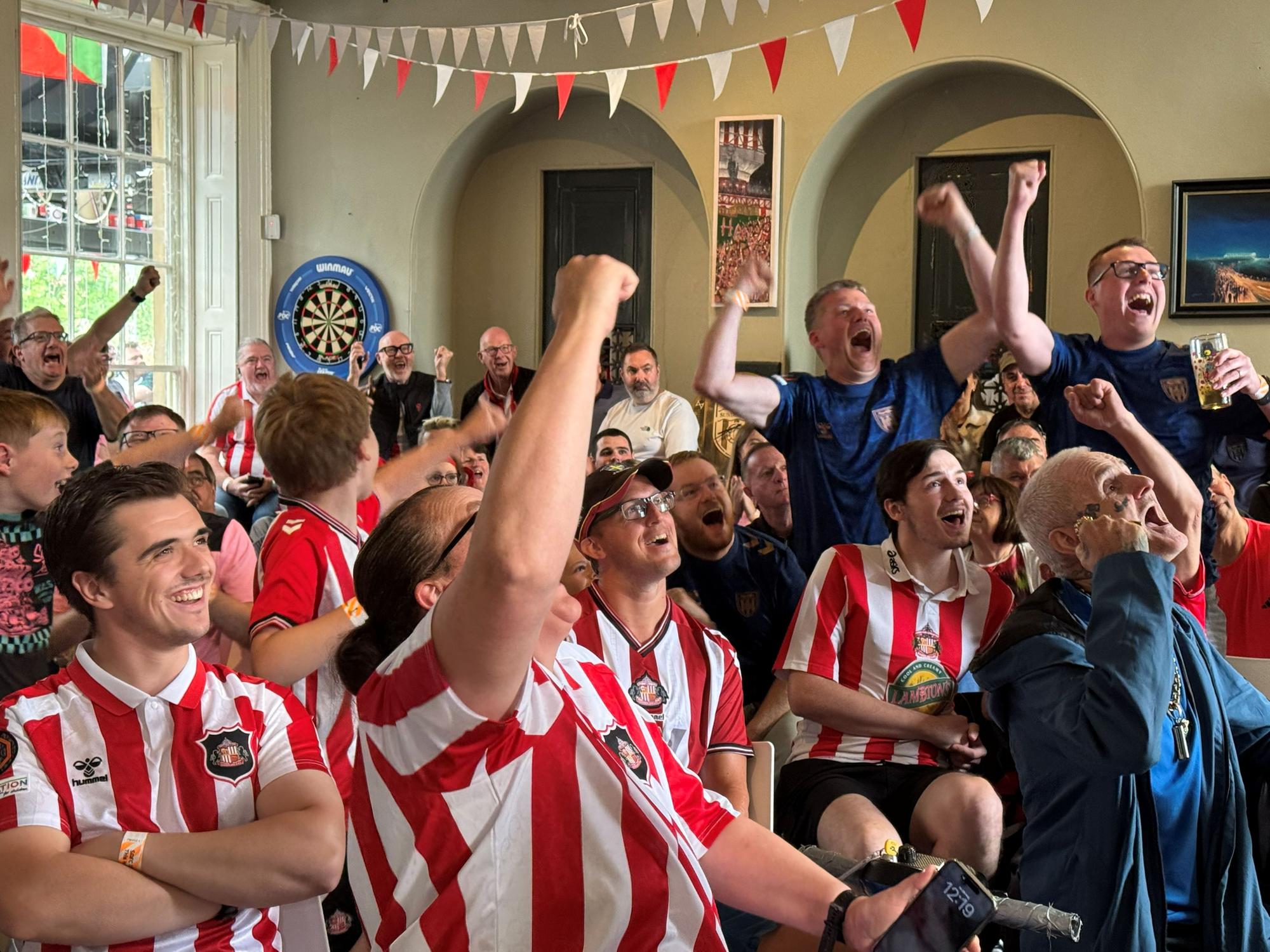 The Fans Museum is making a proper night of it with a live screening, memorabilia on displays, snacks and pies and prizes to be won and even special guests from the last time Sunderland were in Europe. Free entry.
