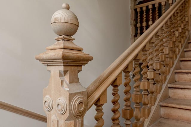 Crafted period staircase.