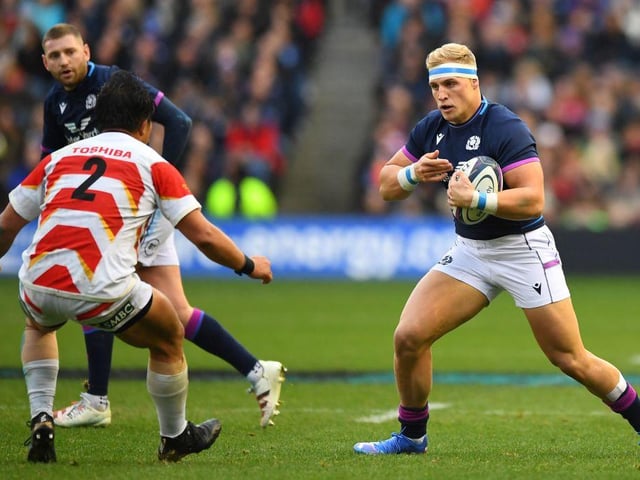 Dylan Richardson (pictured) made a late introduction after Javan Sebastian's debut off the bench. Pierre Schoemann made a big impression and Stuart McInally scored within seconds of entering the field.