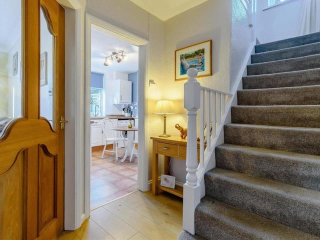 Leaving the lounge and kitchen to the left, it's time to head upstairs as we continue our tour of the Sutton property.
