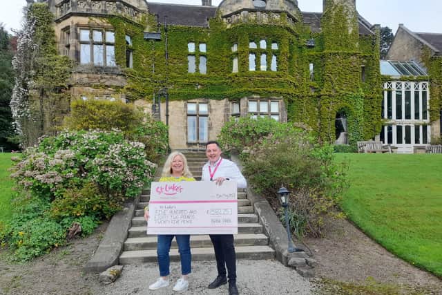 Sheffield car parking specialist raises incredible £23,000 for St luke's Hospice