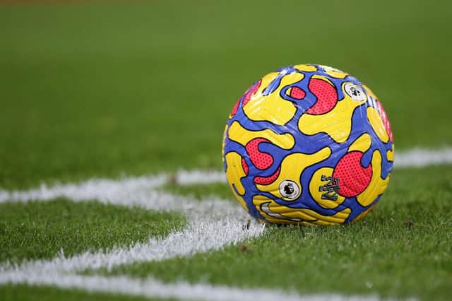 Hi Vis Nike Flight match ball . (Photo by Steve Bardens/Getty Images)