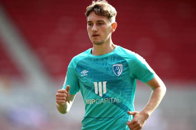 David Brooks of Bournemouth during the Sky Bet Championship match between Middlesbrough and AFC Bournemouth at Riverside Stadium. (Photo by Alex Pantling/Getty Images)