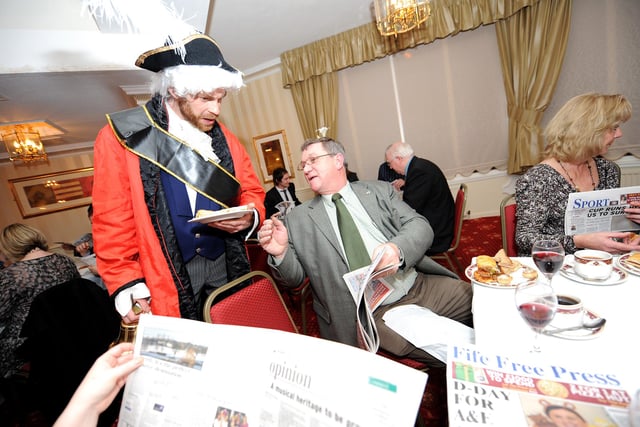 If you want to make a big announcement, you need a town crier ... so we got one for lour launch night (Pic: Walter Neilson)