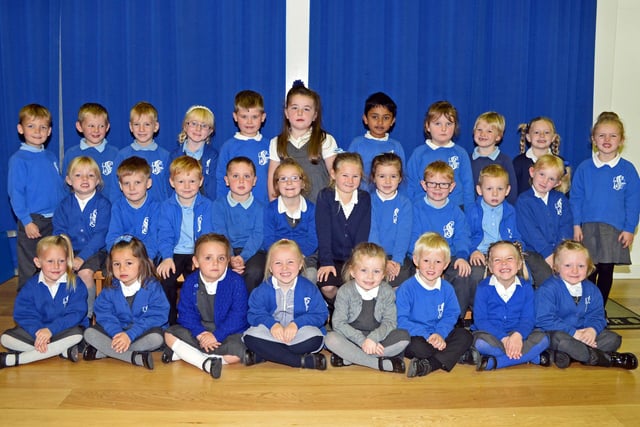 Class eight Reception Class at Saltersgate Infant School, Scawsby