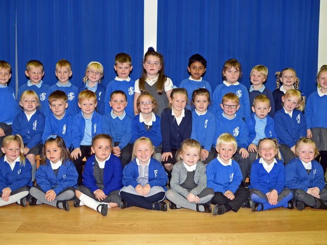 Class eight Reception Class at Saltersgate Infant School, Scawsby