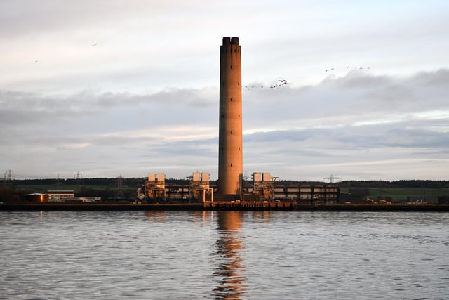 The iconic chimney at Longannet dominated the Firth of Forth skyline for over 50 years.