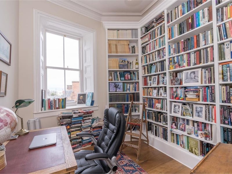Study with fitted shelving.