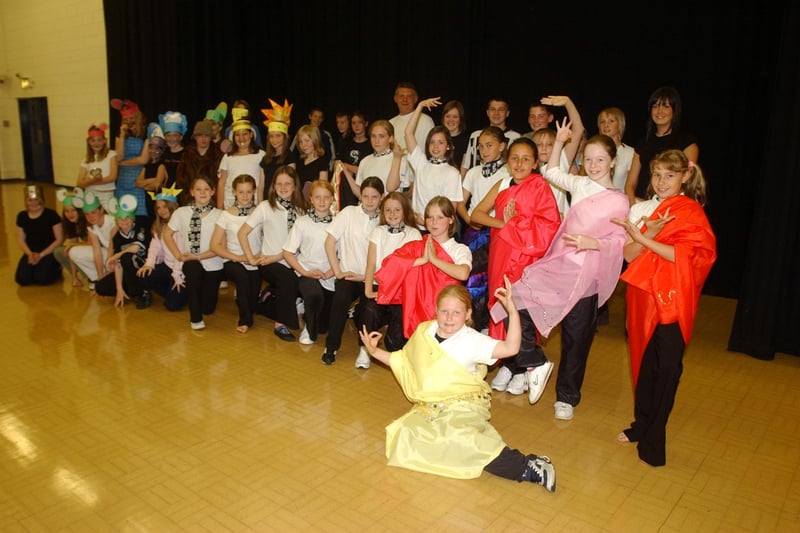 The Celia Alexander performing and dance troupe was in the picture 17 years ago. Can you spot someone you know?