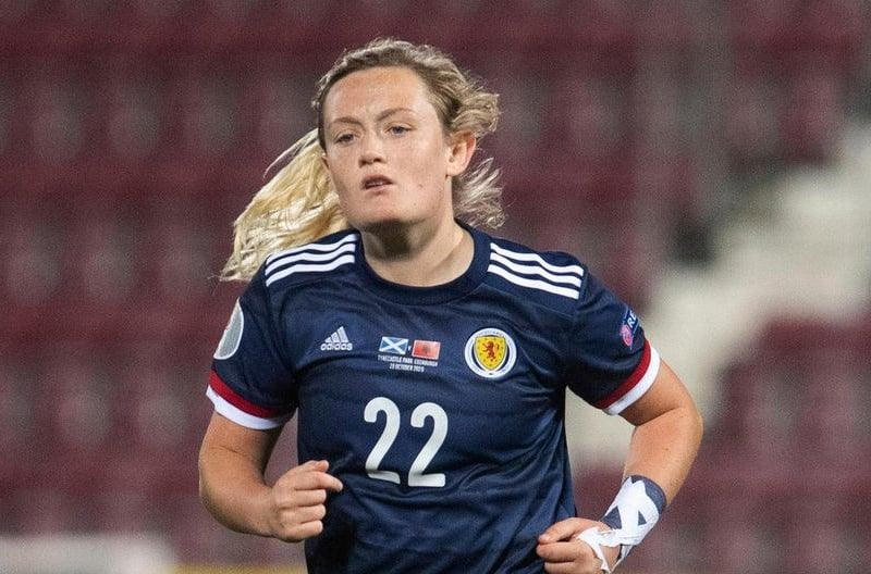 The poster girl of Scottish football, you only have to take a walk down to JD Sports in Argyle Street to see her emblazoned in their shop window. Still just 22, Cuthbert forms part of the best forward line in Britain currently at Chelsea. Many expect her to be Scotland's leading light for the next decade.