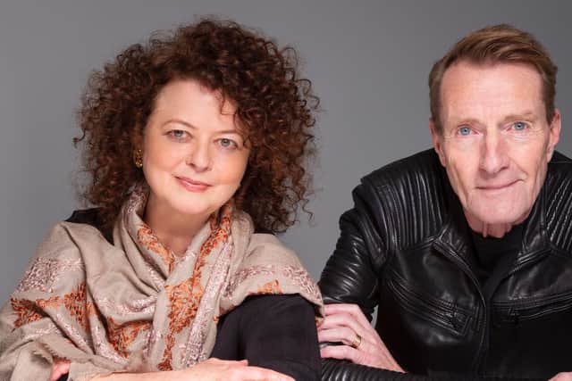Biographer Heather Martin and her subject, international best-selling author Lee Child