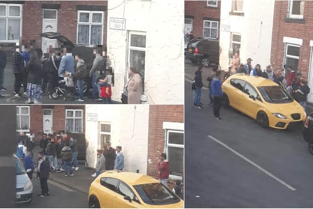 Firvale residents have been ignoring lockdown rules and gathering in the streets of Sheffield.