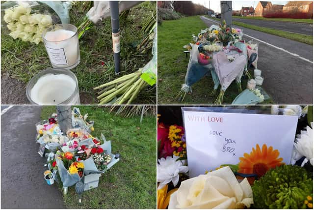 Flower tributes have been left of the scene of a fatal crash in Wath Upon Dearne following the death of a motorcyclist in his 20s.
