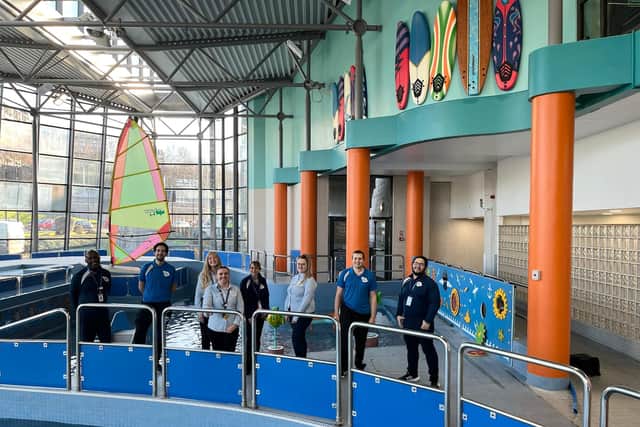 Ponds Forge staff and lifeguards getting ready for the leisure pool reopening on Monday, January 31
