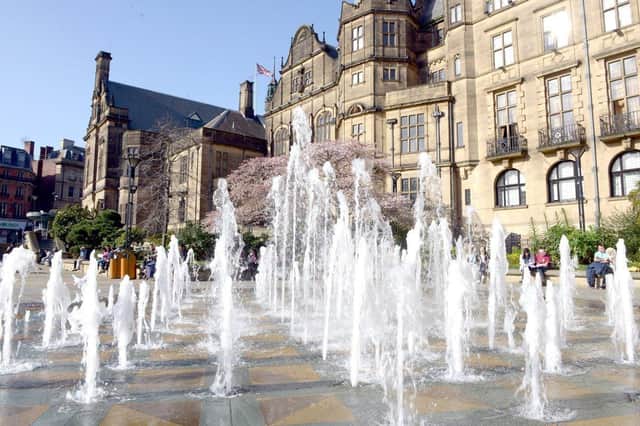Sheffield's wonderful Peace Gardens